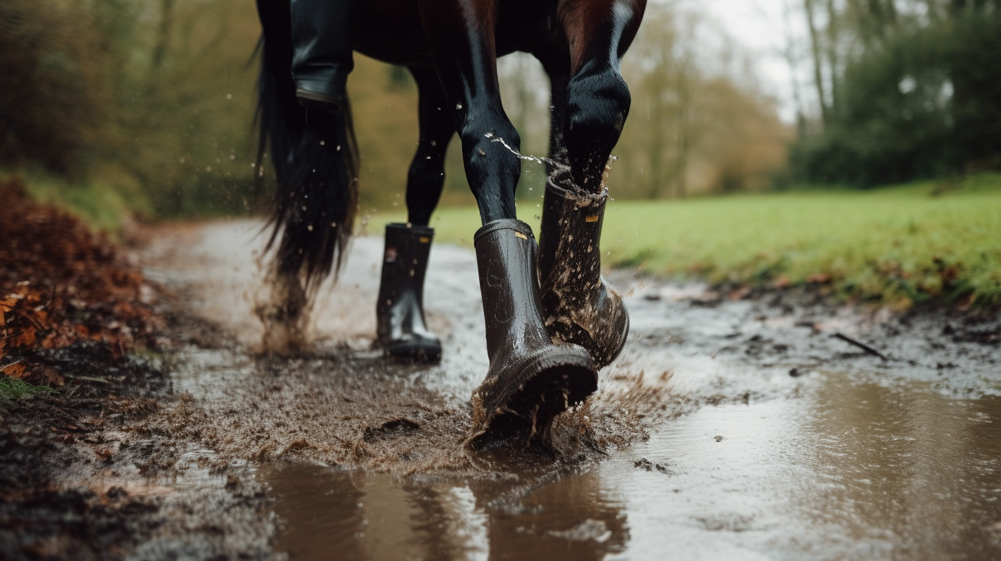 Pourquoi choisir les bottes imperméables Flotte pour les activités équestres par temps humide