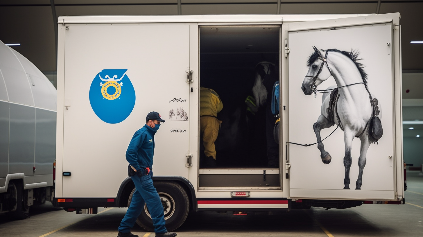 Comment les chevaux sont transporter pour les Jeux Olympiques