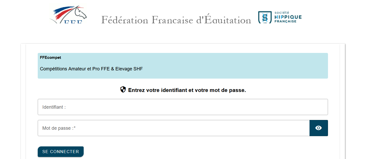 ffe compet connexion