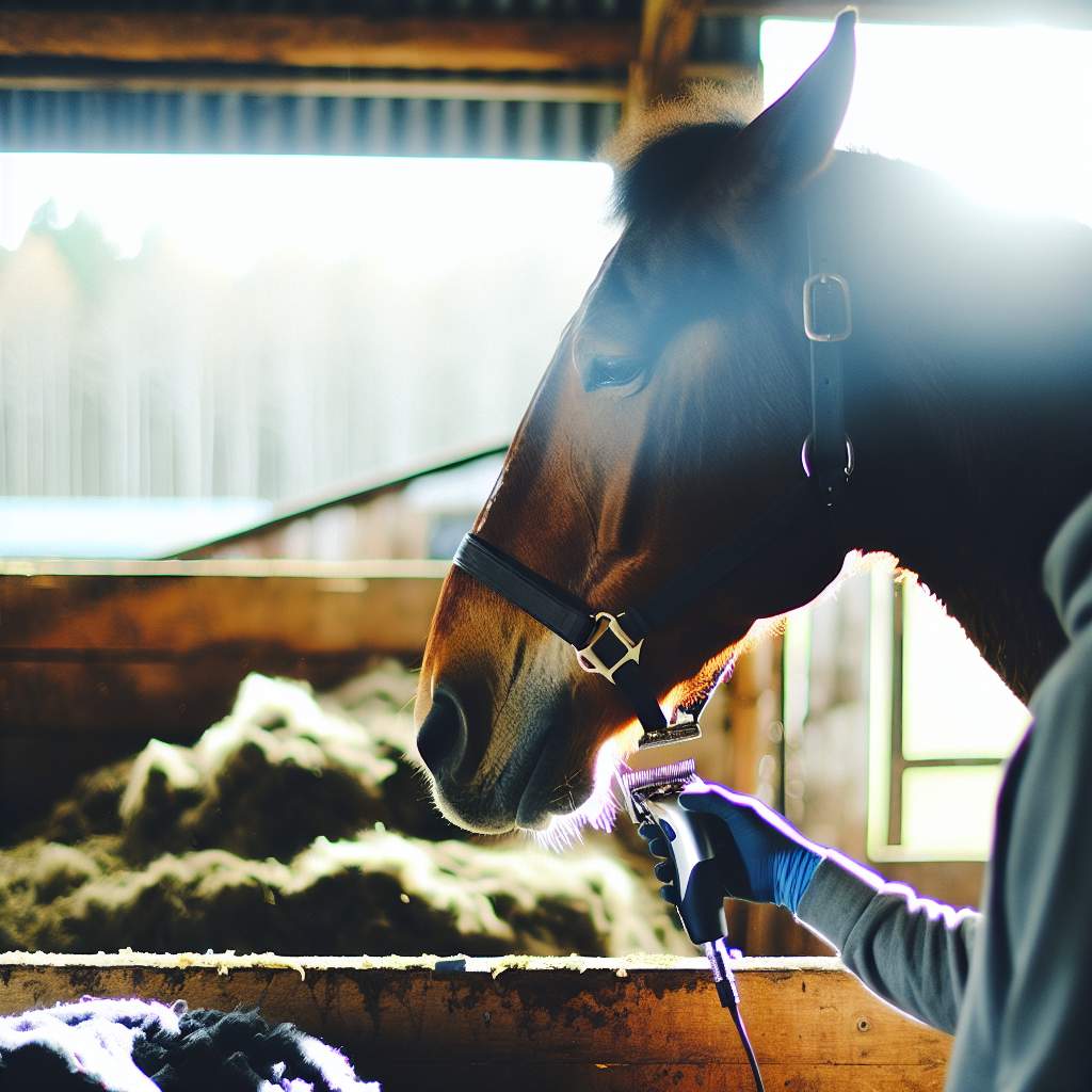 Tondre cheval étapes: secrets pour bien commencer